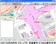 ゼンリン住宅地図を表示